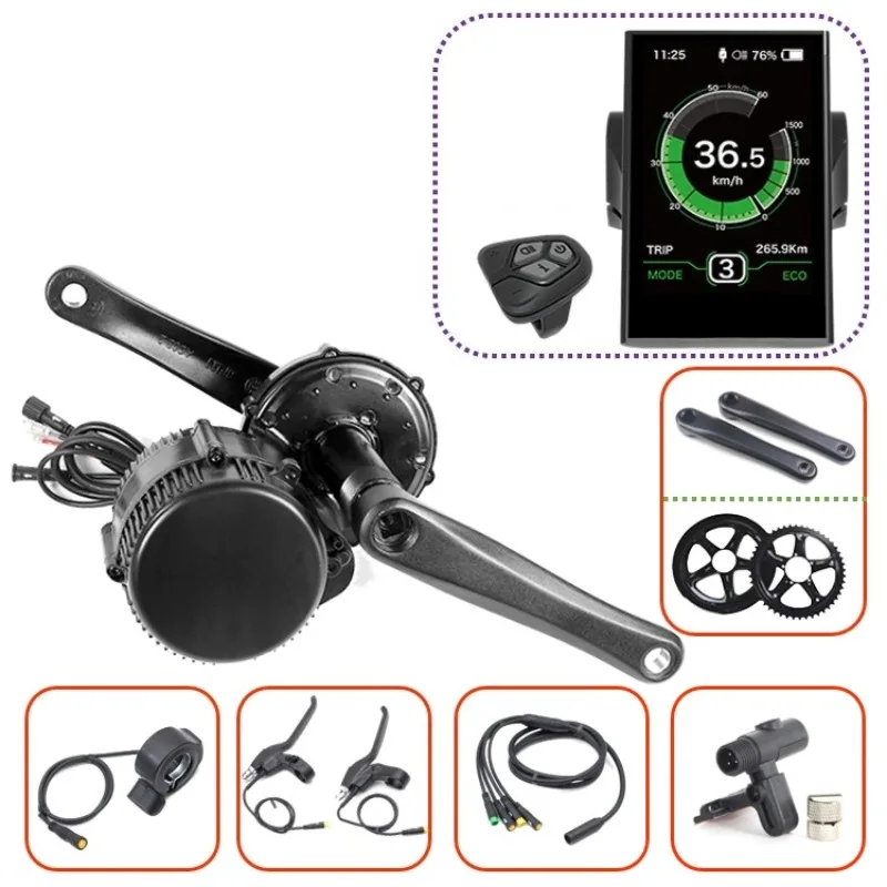 مجموعة محرك G340 للدراجات الهو - مراجعة Mid Drive Conversion Kit 1000W وسعره