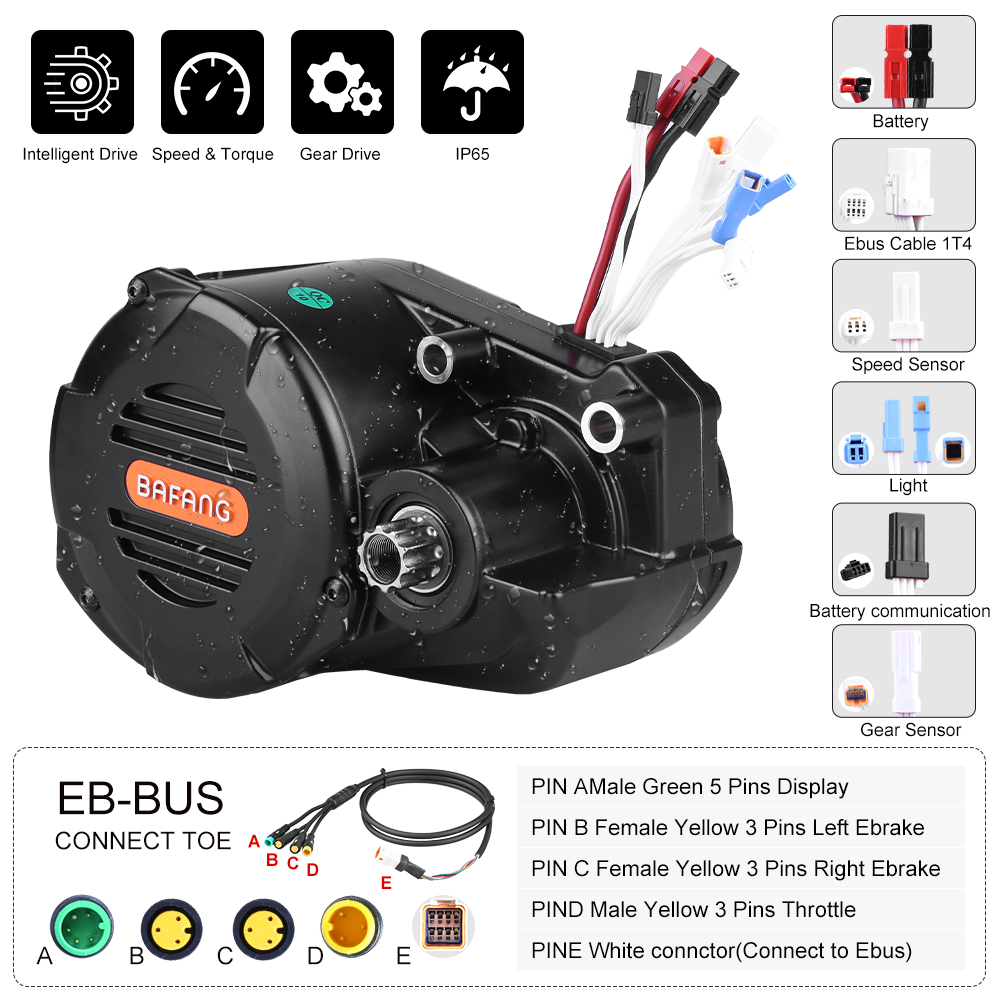مجموعة تحويل دراجة كهربائية لل - مراجعة Mid Drive Conversion Kit 1000W وسعره